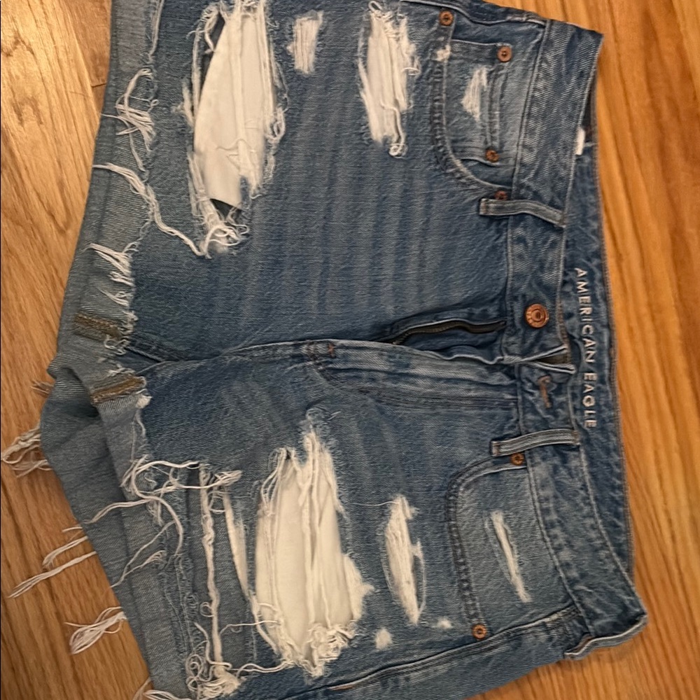American Eagle Distressed Denim Shorts